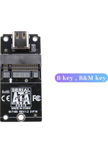 M.2 SSD USB C Adaptörü Sata Ngff M2 SSD Kurulu Tip-C Için B Anahtar/m + B Anahtar SSD 2230 2242 2260 2280 SSD M2 (Yurt Dışından)