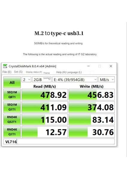 M.2 SSD USB C Adaptörü Sata Ngff M2 SSD Kurulu Tip-C Için B Anahtar/m + B Anahtar SSD 2230 2242 2260 2280 SSD M2 (Yurt Dışından)