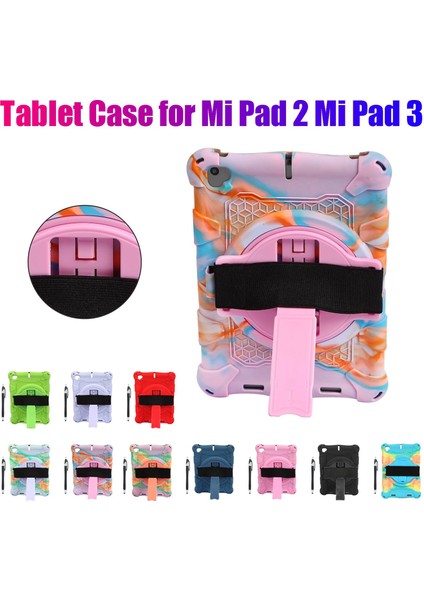Mi Pad 2 Için Tablet Kılıfı Mipad 3 7.9 Inç Tablet Silikon Kılıf Mipad Için Kalemli Tablet Standı(B) (Yurt Dışından)