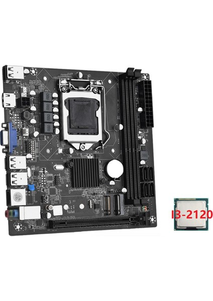 Itx H61 Masaüstü Anakart +I3-2120 Cpu Lga 1155 Desteği 16 Gb'a Kadar Ddr3 1600MHZ Ram Yuvaları 100M Ağ Kartı (Yurt Dışından)