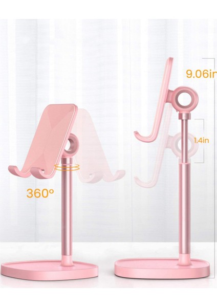 Cep Telefonu Tutucu, Masaüstü Yüksekliği Ayarlanabilir Cep Telefonu Tutucu, Tüm Cep Telefonlarına Uygun (Yurt Dışından) modelleri