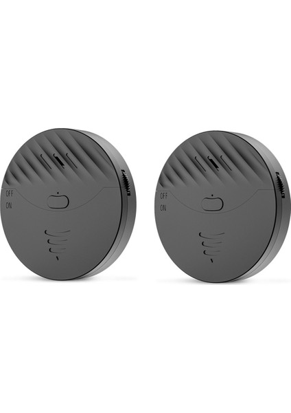 2 Adet Tuya Akıllı Wifi Titreşim Sensörü Kapı ve Pencere Alarmı 130DB Güvenlik Alarmı Ev Güvenlik Anti-Hırsızlık Sistemi, Siyah (Yurt Dışından)