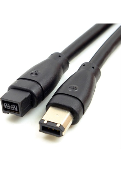 Firewire Ieee 1394B Kablosu 9pin'den 6pin'e 800MBPS Veri Kablosu (1,8 Metre) (Yurt Dışından)
