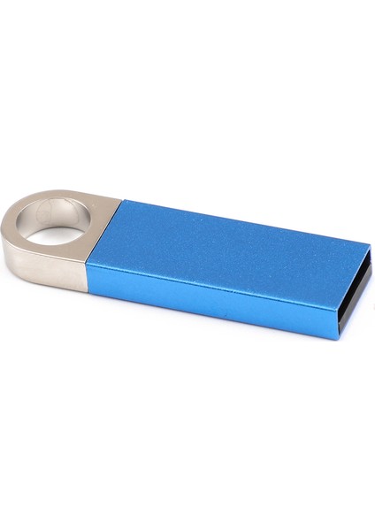 Metal USB 2.0 Flash Sürücü Pen Drive Pendrive USB Stick Flash Sürücü Thumb Drive Circle GÜMÜŞ+MAVI(64GB) (Yurt Dışından) fiyatları