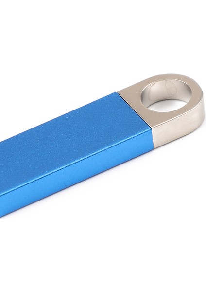 Metal USB 2.0 Flash Sürücü Pen Drive Pendrive USB Stick Flash Sürücü Thumb Drive Circle GÜMÜŞ+MAVI(64GB) (Yurt Dışından) fırsatları