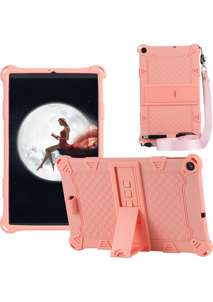 IPLAY20/IPLAY20 Pro Için Silikon Kılıf 10.1 Inç Tablet Kılıfı Askılı ve Kalemli Tablet Standı (Pembe) (Yurt Dışından) fırsatları