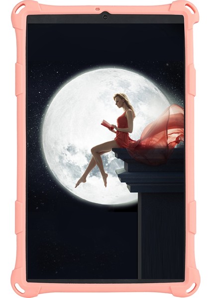 IPLAY20/IPLAY20 Pro Için Silikon Kılıf 10.1 Inç Tablet Kılıfı Askılı ve Kalemli Tablet Standı (Pembe) (Yurt Dışından) indirimleri