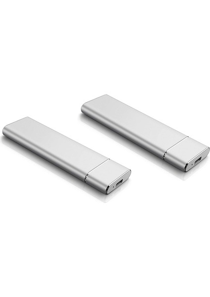 Harici Sabit Disk Kutusu Taşınabilir Sabit Disk Harici Kutu, Ultra Ince Sabit Disk Kutusu U2 HDD Muhafaza 2 Adet (Yurt Dışından)
