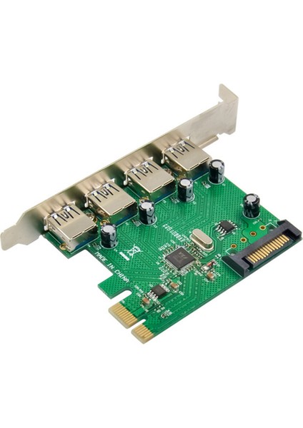 VL805 Pcı Express Adaptör Kartı Pcı-E X1 4 Port USB 3.0 Genişletme Kartı 5gps Yüksek Hızlı Yükseltici Kart USB 3.0 Dönüşüm Kartı (Yurt Dışından)