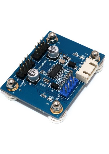 Masaüstü, Klavye, Fare, USB Flash Sürücü Için Sata Güç Kablosu ve 180 Derece Manyetik Tabanlı 4 Bağlantı Noktalı USB 2.0 Hub Modülü (Yurt Dışından)