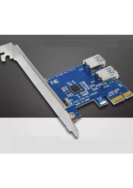 Pcı E 1 Ila 2 Bağlantı Noktalı Usb3.0 Yükseltici Kart Pcı Express 1x Yuvaları Madencilik Cihazı Için Pcıe 16X Yükseltici Kartlı Yükseltici Kart (Yurt Dışından)