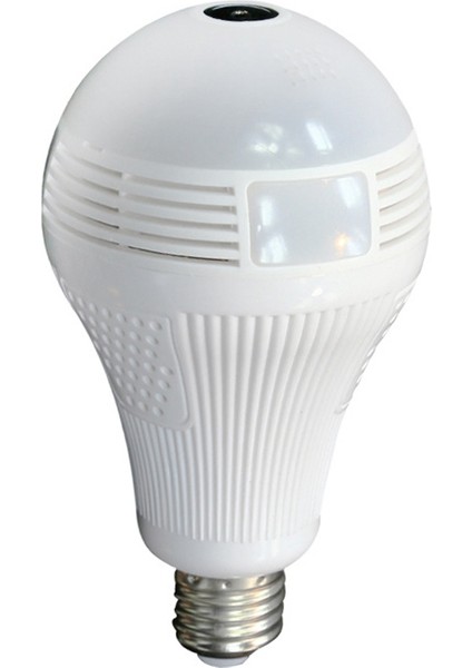 960P Wıfı Ampul Kamera Geniş Açı Balıkgözü Hd Kapalı 32G Hafıza Kartı Kamera Kızılötesi + Beyaz Işık Kamera ile (Yurt Dışından)