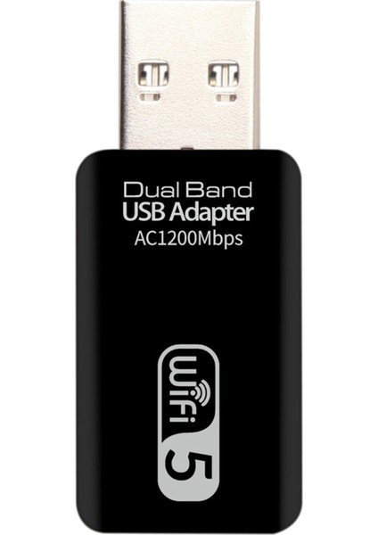 Mini USB 3.0 1200 Mbps Kablosuz Ağ Kartı Wifi Lan Adaptörü 2.4g ve 5ghz 5.8gac Wifi Dongle Alıcısı (Yurt Dışından)