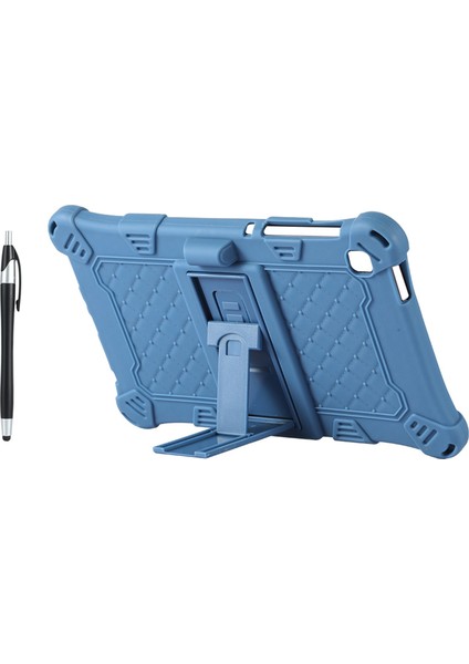 Tab A7 Lite 2021 Için Silikon Kılıf 8.7 Inç T220 T225 Tablet Kılıfı Ofis Için Kalemli Tablet Standı(B) (Yurt Dışından)