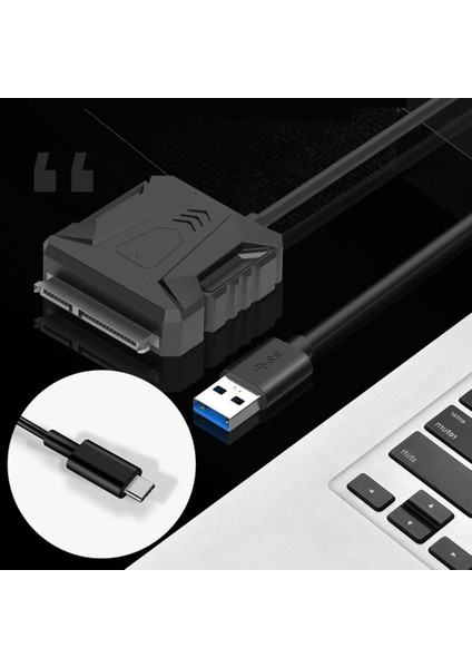 USB A'dan Sata'ya Usb3.0 Kolay Sürücü Kablosu 2,5/3,5 Inç SSD Katı Hal Sürücü Okuyucu Dönüşümü (Yurt Dışından) fırsatları