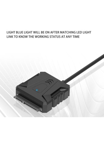 USB A'dan Sata'ya Usb3.0 Kolay Sürücü Kablosu 2,5/3,5 Inç SSD Katı Hal Sürücü Okuyucu Dönüşümü (Yurt Dışından) indirimleri