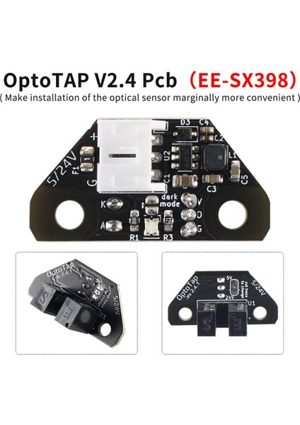Voron Tap V2.4 Kiti Optotap V2.4 Pcb Için Rc8 Baskı Parçaları Desteği 5 V/24 V Voron 2.4 R2 Trident 3D Yazıcı (Yurt Dışından)