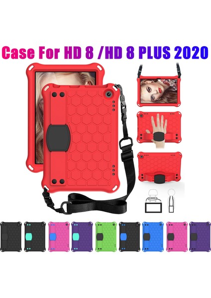 /hd 8 Plus 2020 Tablet Standlı Düşmeye Karşı Koruma Kılıfı (Yeşil+Siyah) (Yurt Dışından) fiyatları
