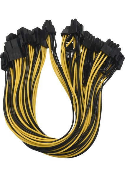 6 Adet 8 Pin Pcı-E 2 Pcı-E 8 (6+2) Pin Güç Kablosu, Ayırıcı Pcı Express Grafik Kartı Konektörü Gpu Güç Kablosu (Yurt Dışından)