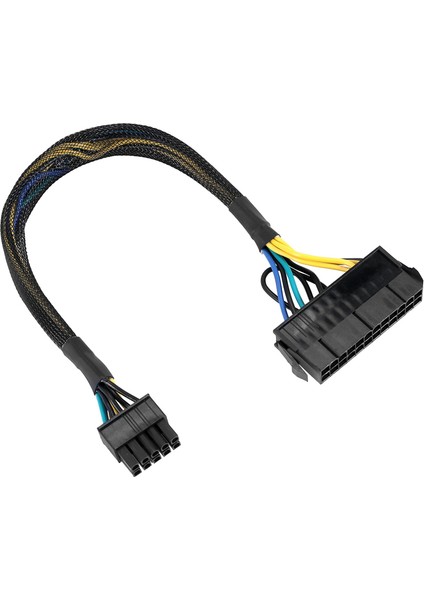 Pc ve Sunucular Için 24 Pin - 10 Pin Atx Psu Ana Güç Adaptörü Örgülü Kollu Kablo 12 Inç (30 Cm) (Yurt Dışından)