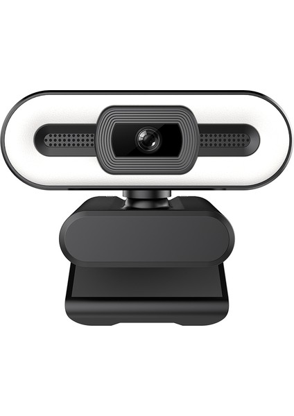Dolgu Işığına Sahip Hd Web Kamerası Dönebilen Dizüstü Bilgisayar Web Kamerası Pc Bilgisayar Mikrofonlu Kamera (4k) (Yurt Dışından)