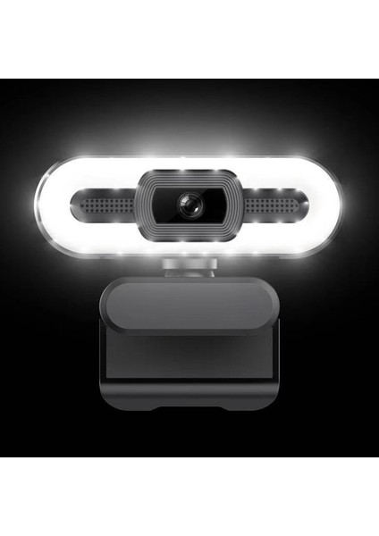 Dolgu Işığına Sahip Hd Web Kamerası Dönebilen Dizüstü Bilgisayar Web Kamerası Pc Bilgisayar Mikrofonlu Kamera (4k) (Yurt Dışından) fiyatları