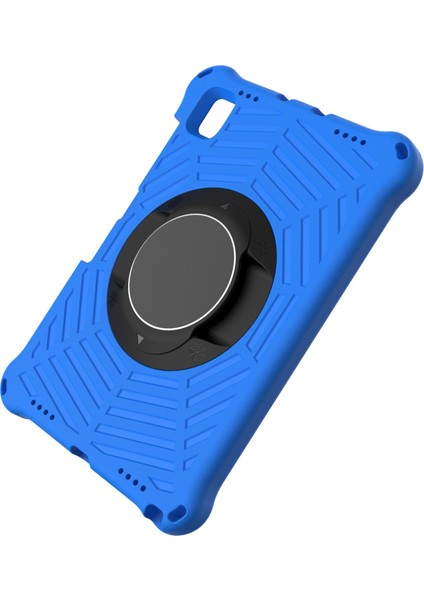 Tab A7 Kılıf 2020 Için 10.4 Inç SM-T500/T505 360 Derece Dönen Stand El Omuz Askısı ile Mavi (Yurt Dışından)