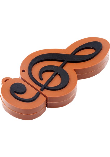 USB 2.0 Flash Sürücü Pen Drive Stick Flash Sürücü Thumb Drive Mini Note Kahverengi ve SIYAH(16GB) (Yurt Dışından)