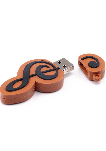 USB 2.0 Flash Sürücü Pen Drive Stick Flash Sürücü Thumb Drive Mini Note Kahverengi ve SIYAH(16GB) (Yurt Dışından) fırsatları