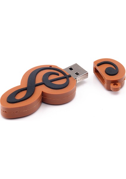 USB 2.0 Flash Sürücü Pen Drive Stick Flash Sürücü Thumb Drive Mini Note Kahverengi ve SIYAH(16GB) (Yurt Dışından) indirimleri
