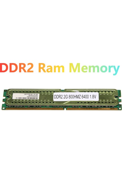 2 GB Ddr2 Ram Bellek 800 Mhz Pc2 6400 240 Pin 1.8 V Dımm, Amd Masaüstü Bellek Ram(A) Için Soğutma Yeleği ile (Yurt Dışından)