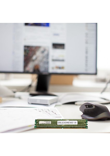 2 GB Ddr2 Ram Bellek 800 Mhz Pc2 6400 240 Pin 1.8 V Dımm, Amd Masaüstü Bellek Ram(A) Için Soğutma Yeleği ile (Yurt Dışından)