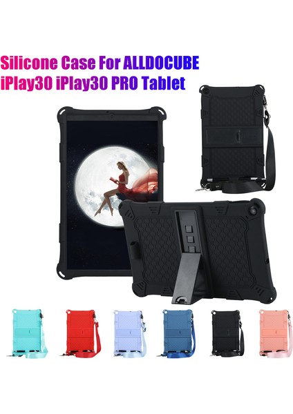 ALLDOIPLAY30 IPLAY30 Pro Tablet 10,5 Inç Tablet Kılıfı Askı ve Kalemli Tablet Standı (Mor) (Yurt Dışından)