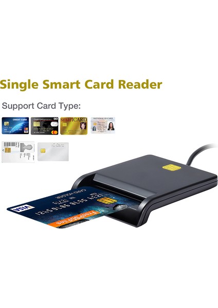 Banka Kartı Kimliği Için Evrensel Akıllı Kart Okuyucu Android Telefonlar ve Tablet Için Dnıe Atm Ic Okuyucu (Yurt Dışından) indirimleri