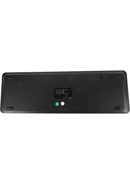 Ingilizce ve Fransızca Klavye Tablet Masaüstü Için Press Mouse ile 2.4g Kablosuz Klavye (Yurt Dışından)