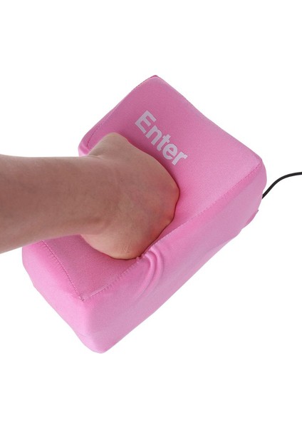 Büyük Giriş Tuşu Bilgisayar USB Giriş Tuşu, Yetişkin Havalandırma Artefaktı Siesta Yastık Dekompresyon (Yurt Dışından)