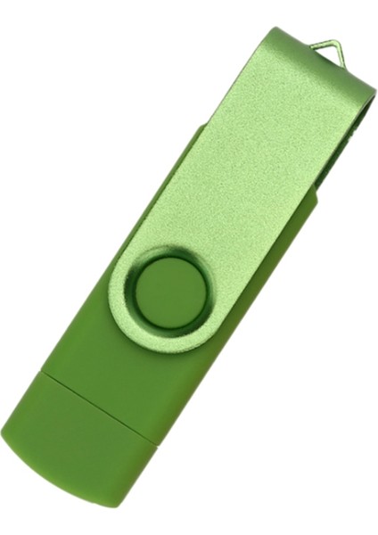 Flash Disk, Oksitlenmiş Klips (Usb+Tip C) 3.0 64GB Flash Bellek U Disk, Android Cihaz/pc/tablet/(Yeşil) (Yurt Dışından)
