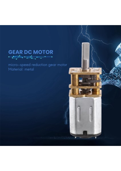1 Adet 30RPM N20 Mikro Hızlı Dişli Motor Dc 6V Redüksiyon Dişli Motorları Metal Şanzıman Tekerleği (Yurt Dışından)