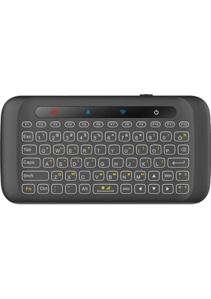 Android Tv Kutusu Pc Dizüstü Akıllı Tv Için Dokunmatik Yüzeyli Kablosuz Klavye 2.4g Arkadan Aydınlatmalı Klavye (Yurt Dışından)