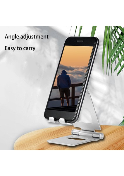 Cep Telefonu Tablet Pc Standı Taşınabilir Masaüstü Katlanır Alüminyum Alaşımlı Cep Telefonu Canlı Tablet Standı Siyah (Yurt Dışından) modelleri