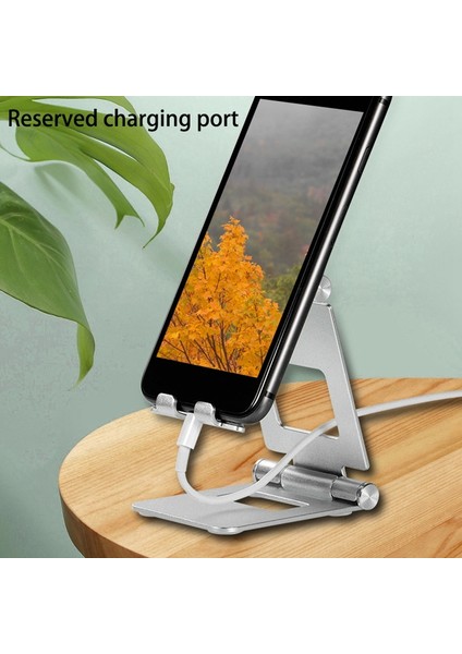 Cep Telefonu Tablet Pc Standı Taşınabilir Masaüstü Katlanır Alüminyum Alaşımlı Cep Telefonu Canlı Tablet Standı Siyah (Yurt Dışından) fırsatları