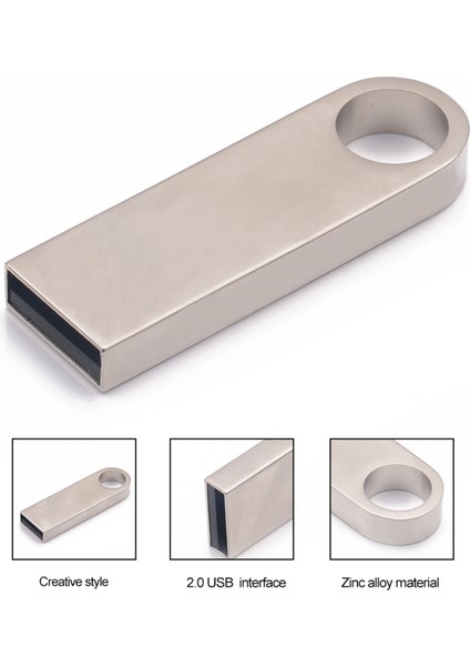 USB Stick USB 2.0 Flash Sürücü U Disk 2.0 Memory Stick USB Stick Pc Dizüstü Bilgisayar Tv Için (64G) (Yurt Dışından)