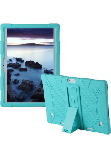 M30 M30 Pro 10.1 Inç Tablet Silikon Kılıf Için Tablet Kılıfı Kalemli Ayarlanabilir Tablet Standı (Yeşil) (Yurt Dışından)