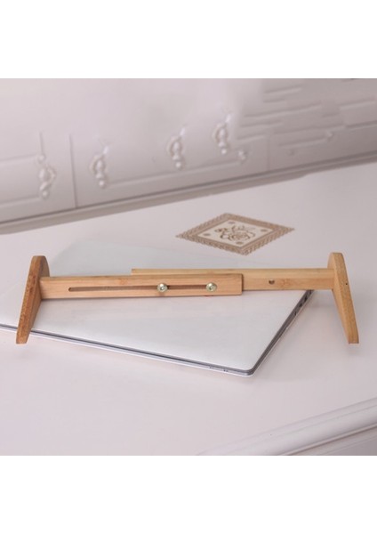 Dizüstü Standı Ahşap Braket Ayarlanabilir Braket Braketi Masaüstü Bilgisayar Artırma Rafı Soğutma Tabanı Ped Braketi Braketi (Yurt Dışından)
