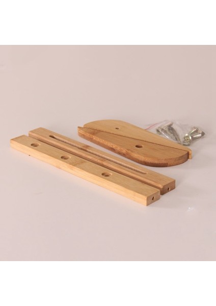 Dizüstü Standı Ahşap Braket Ayarlanabilir Braket Braketi Masaüstü Bilgisayar Artırma Rafı Soğutma Tabanı Ped Braketi Braketi (Yurt Dışından)