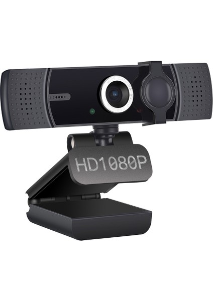 USB 1080P Hd Bilgisayar Kamerası Manuel Odaklama 200W Piksel Web Konferansı Canlı Için Adanmış Dahili Dijital Mikrofon (Yurt Dışından)