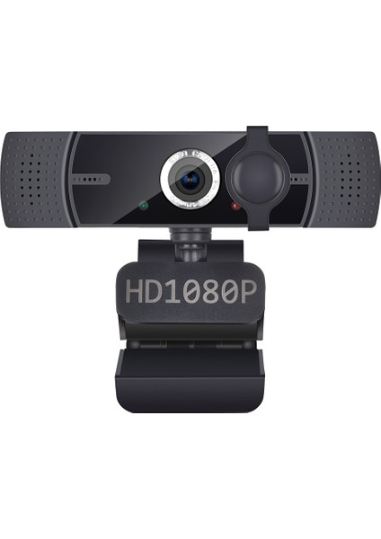 USB 1080P Hd Bilgisayar Kamerası Manuel Odaklama 200W Piksel Web Konferansı Canlı Için Adanmış Dahili Dijital Mikrofon (Yurt Dışından)