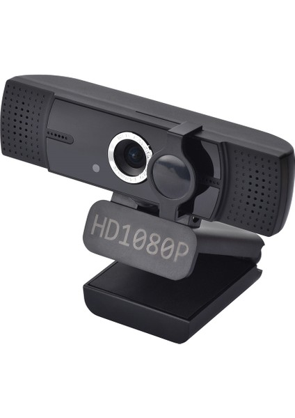 USB 1080P Hd Bilgisayar Kamerası Manuel Odaklama 200W Piksel Web Konferansı Canlı Için Adanmış Dahili Dijital Mikrofon (Yurt Dışından)