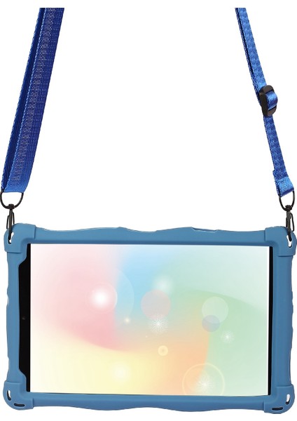 Galaxy Tab A7 Lite 2021 Için Tablet Kılıfı 8.7 Inç T220 T225 Silikon Kılıf Kalemli ve Askılı Tablet Standı (D) (Yurt Dışından) indirimleri