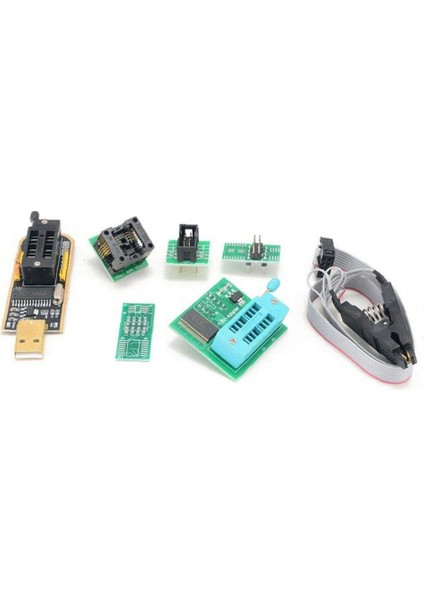 CH341A Bıos USB Programcı Sop8 Dıp8 1.8V Dönüşüm Soketi 8-Pin Test Klipsi Seti Veya Anakart Için (Yurt Dışından) fiyatları